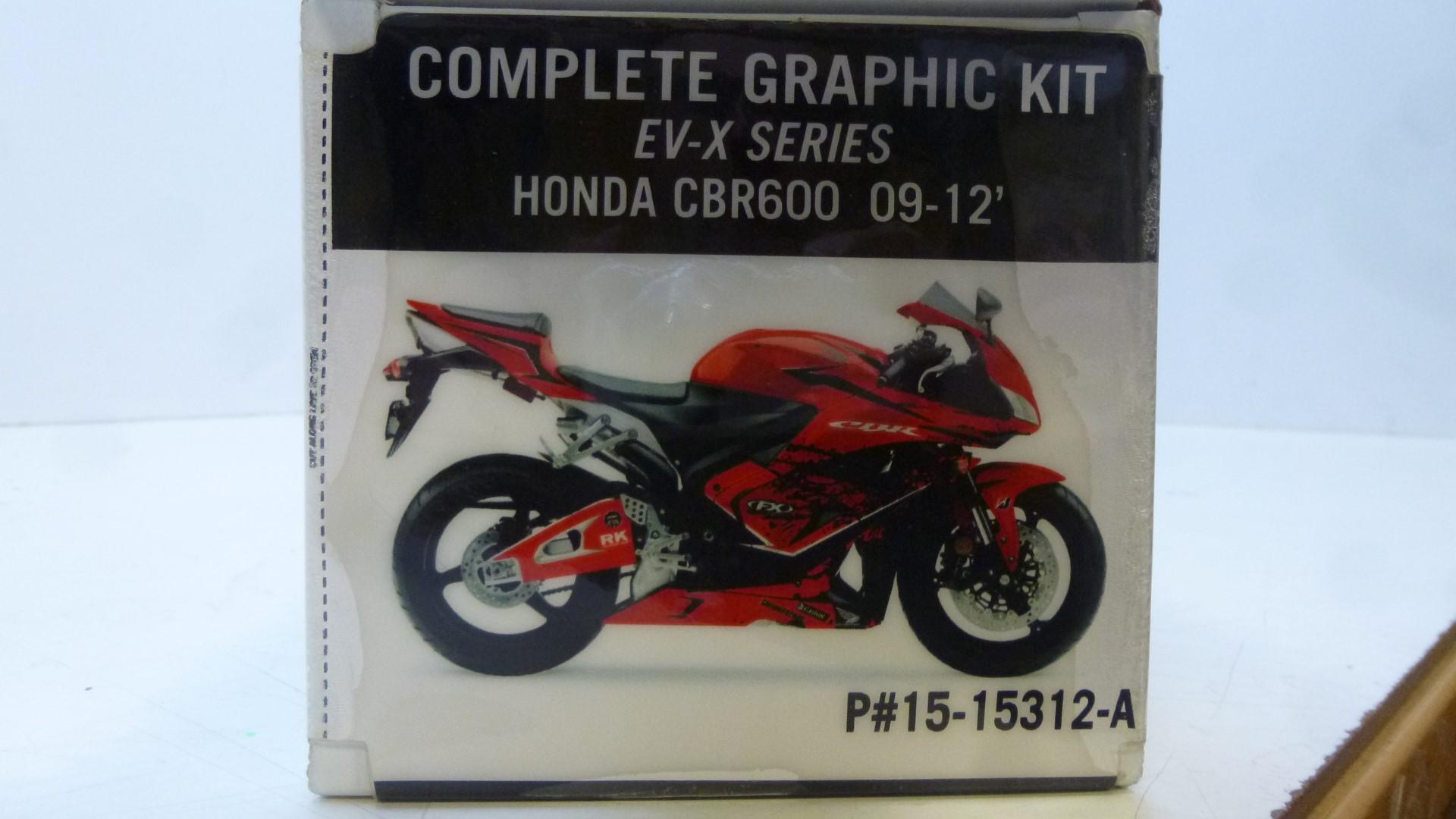 Dekorsatz Aufkleber Sticker graphic kit passt an Honda Cbr 600 09-12 rot