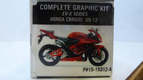 Dekorsatz Aufkleber Sticker graphic kit passt an Honda Cbr 600 09-12 rot