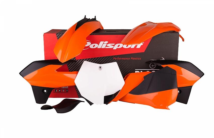 Verkleidungssatz Plastiksatz plastic kit passt an Ktm Sx 85 13-17 schwarz-orange