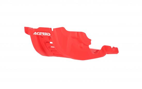 Motorschutz Unterfahrschutz skid glide plate passt an Honda Crf 300 L 21-23 rot