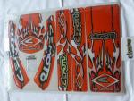 Dekorsatz universal Aufkleber Sticker Verkleidung graphic kit orange Dekorsatz universal Aufkleber Sticker Verkleidung graphic kit orange