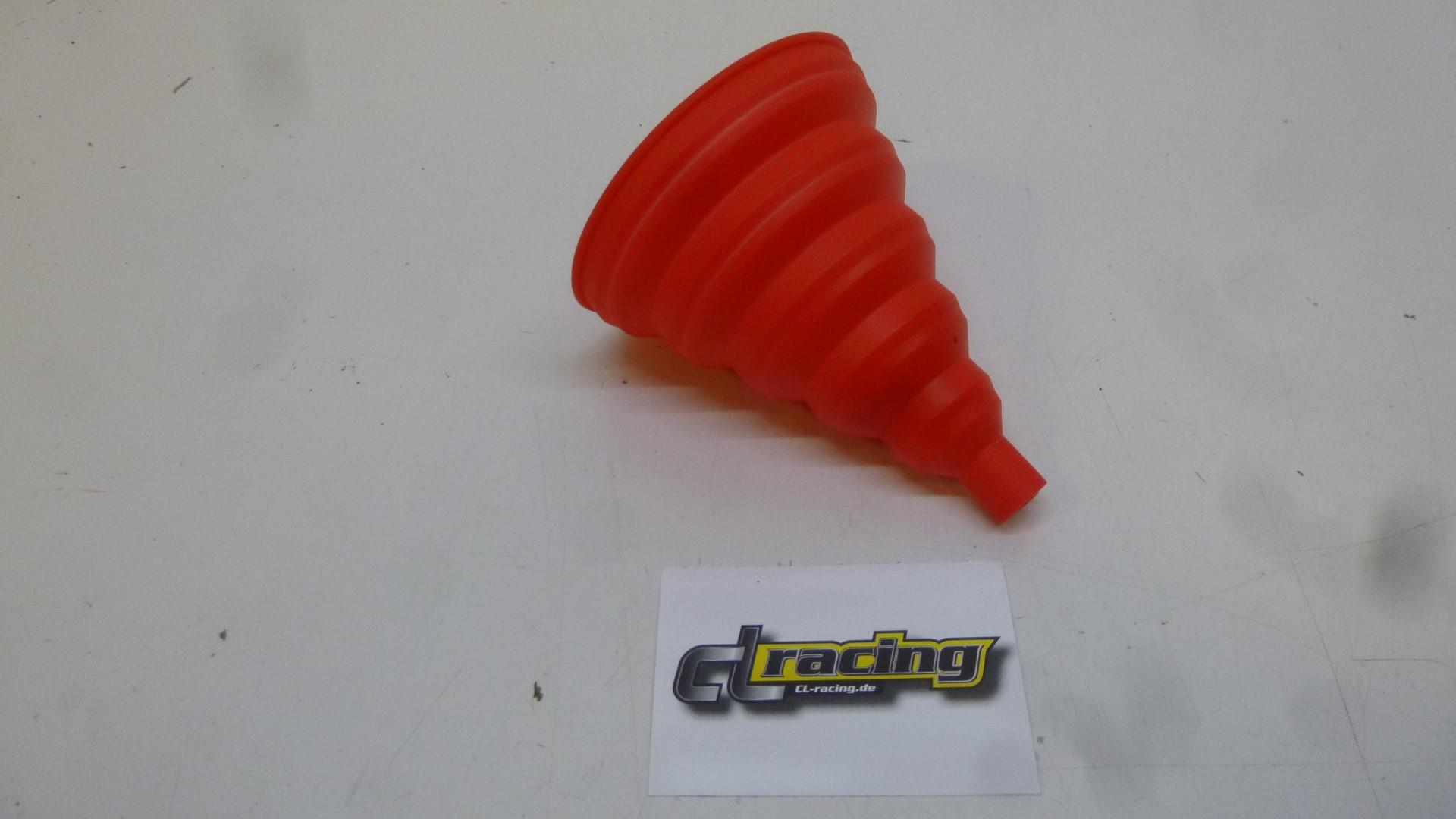 Trichter faltbar Einflltrichter Enduro Cross Sumo Mx passt an Honda Cr Crf rot
