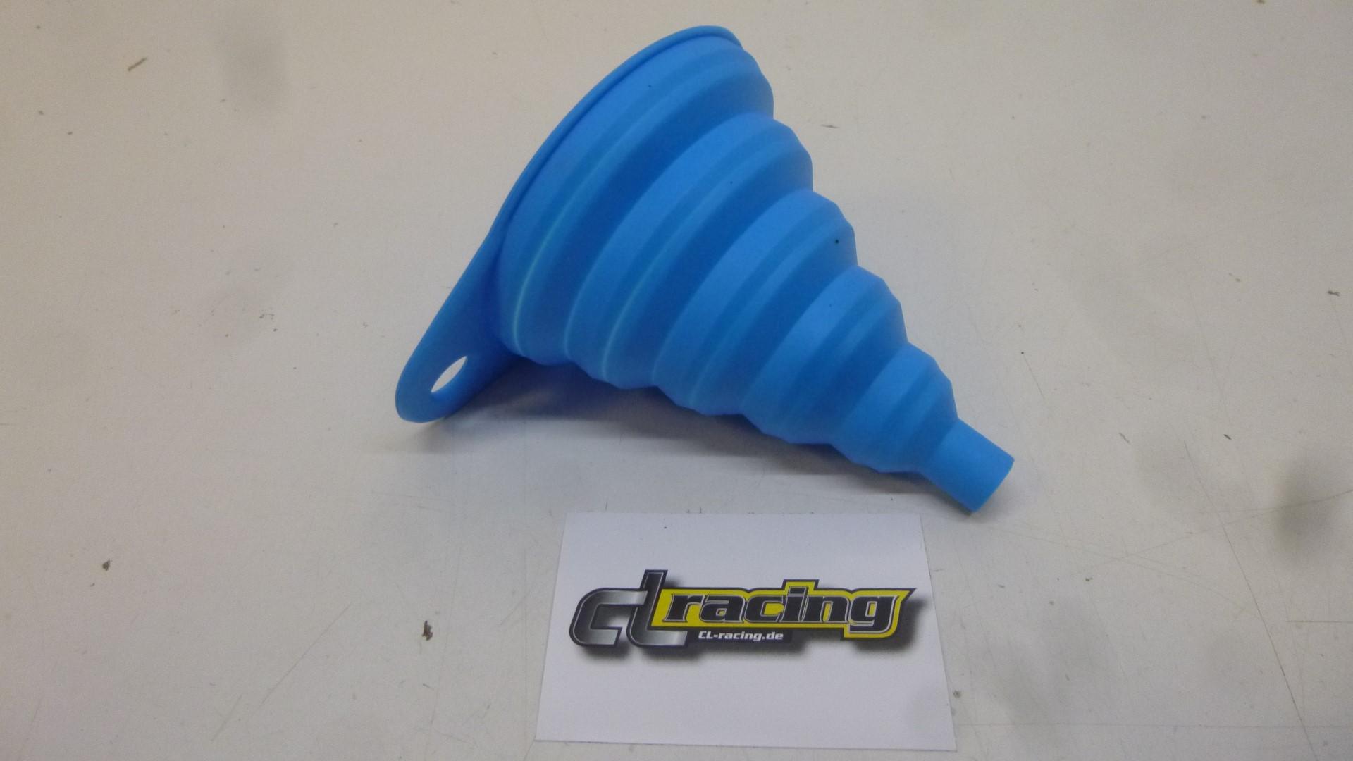 Trichter faltbar Einflltrichter Enduro Cross Sumo passt an Yamaha Yzf Wrf blau