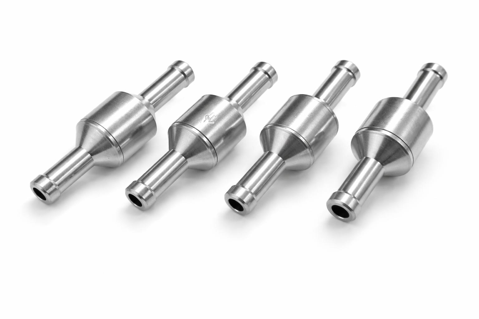 4x R�ckschlagventile � 6 mm Diesel Kraftstoff Benzin �l Wasser fuel check valve