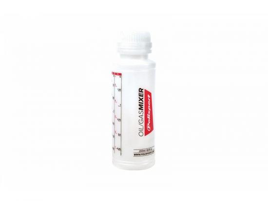 lflasche 125 ml lbehlter Mischbecher oil bottle Enduro Cross Mx Motorrad wei
