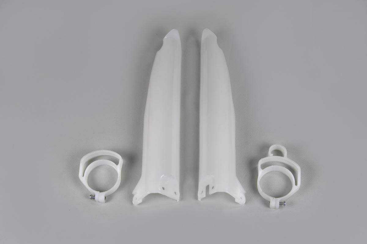 Gabelschutz Gabelprotektoren fork passt an Kawasaki Kx 125 250 500 96-03 wei