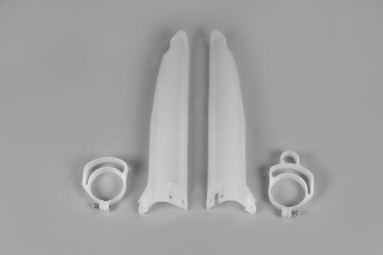 Gabelschutz Gabelprotektoren fork passt an Kawasaki Kx 125 250 500 96-03 wei