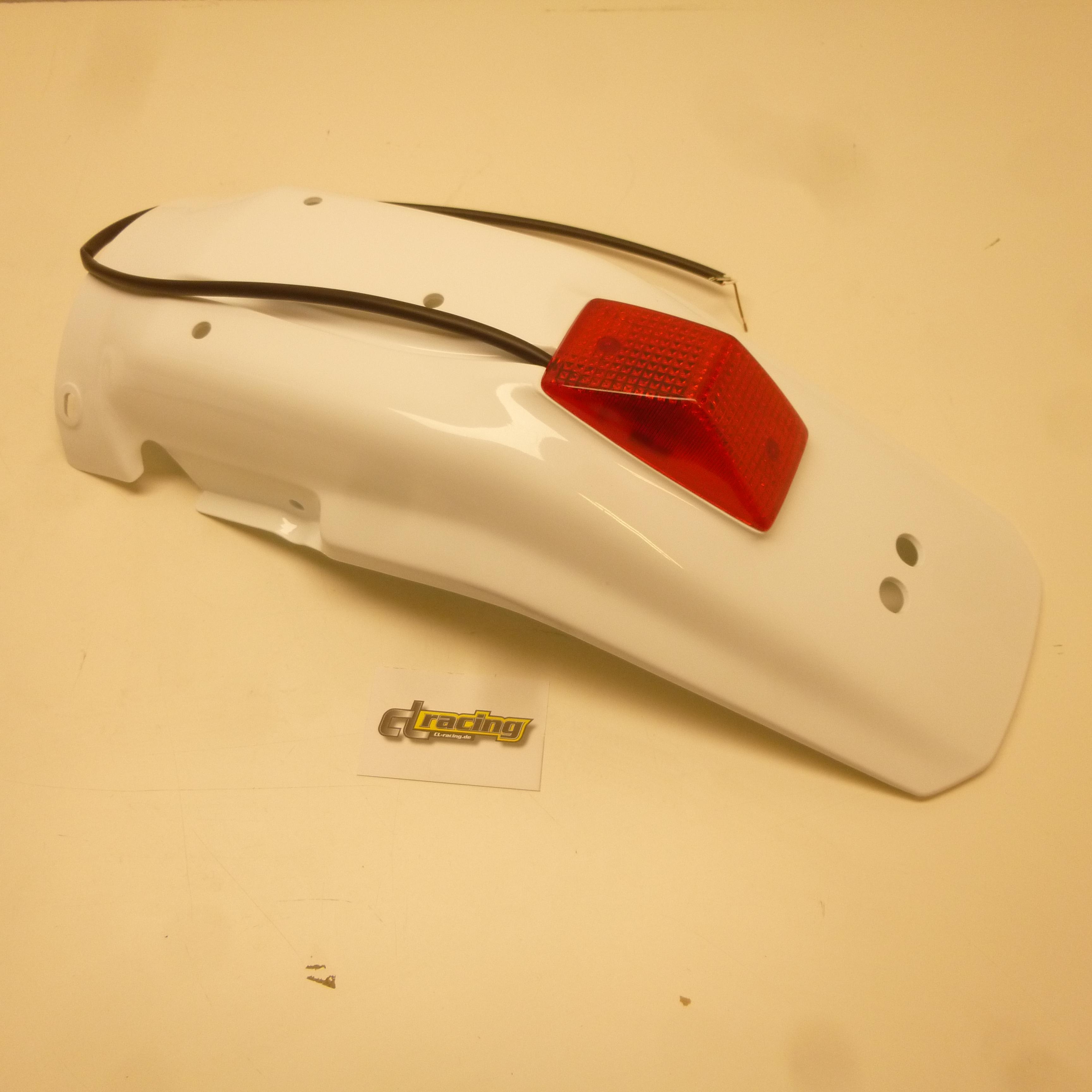 Schutzblech hinten Rcklicht Kotflgel rear fender passt an Honda Xr 600 88-02 w