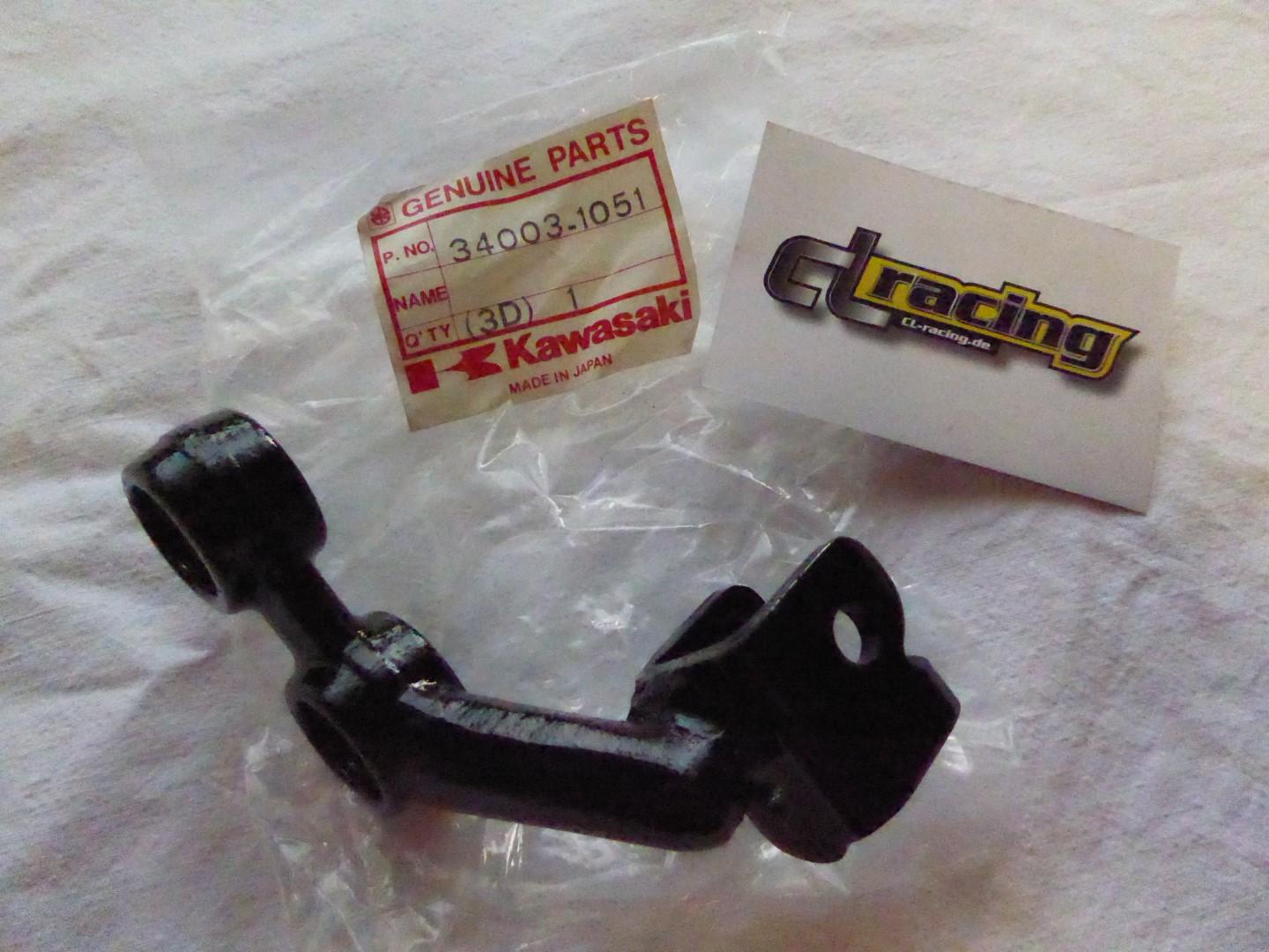 Fu�rastenhalter links footrest bracket passt an Kawasaki Kz 750 34003-1051