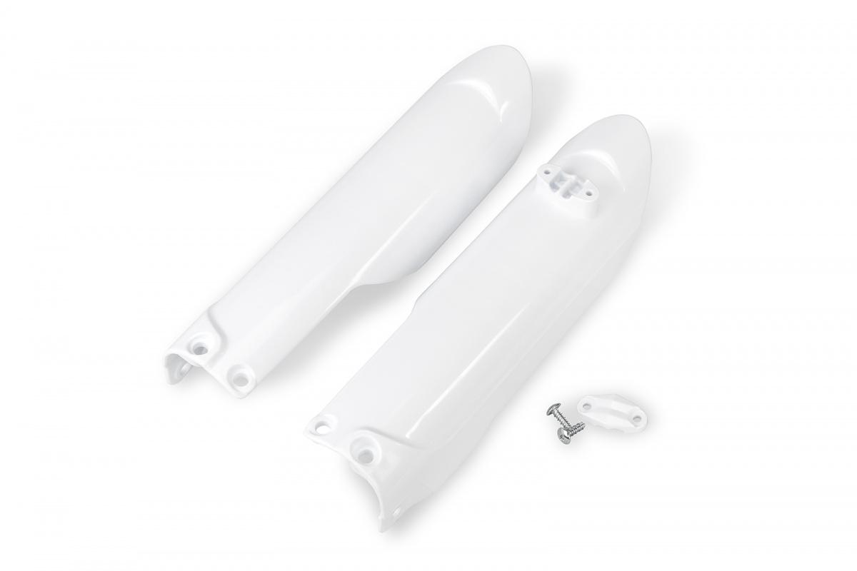 Gabelschutz Gabelprotektoren Protektor fork guards passt an Ktm Sx 85 18-23 wei