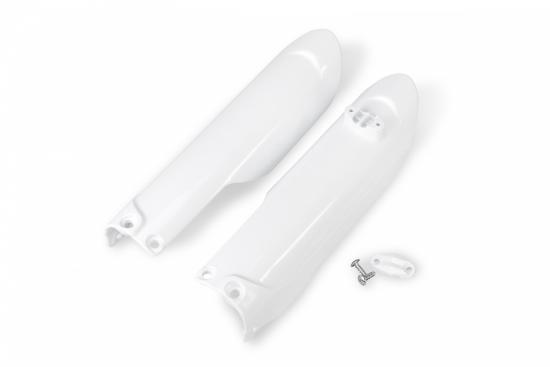 Gabelschutz Gabelprotektoren Protektor fork guards passt an Ktm Sx 85 18-23 wei