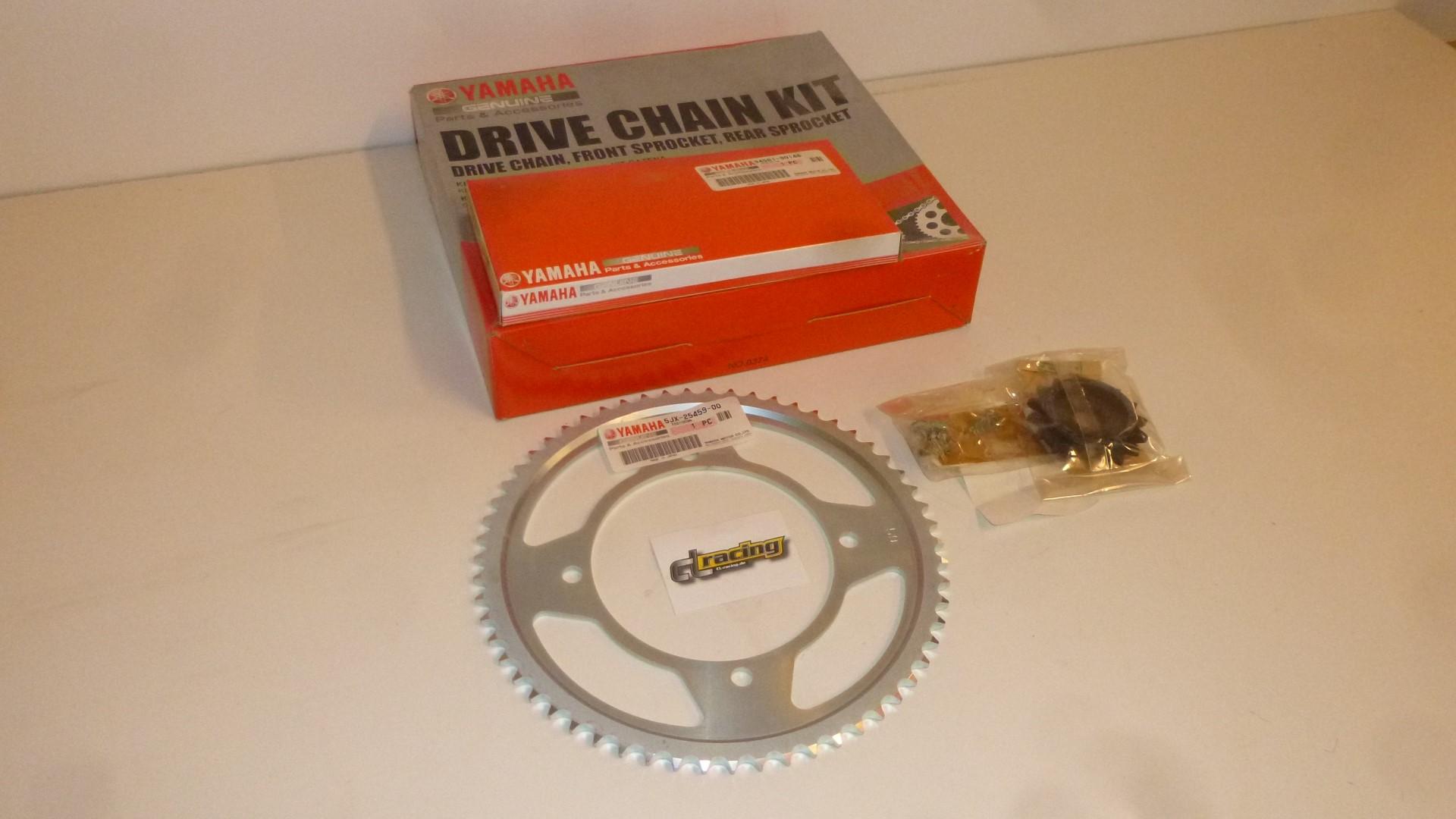 Kettensatz Kettenrad Kette Ritzel 16x59 chain passt an Yamaha Xvs 125 01-04  5JX-W001A