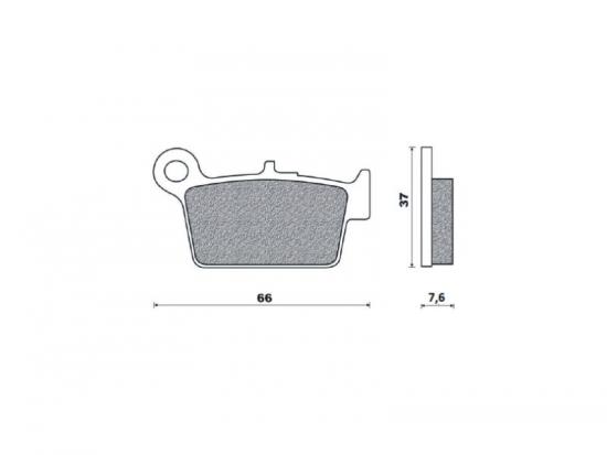 Bremsbelge brake pads passt an Beta 50 125 Rr 08-10 200 350 Alp 4 125 350 M4