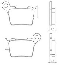 Bremsbelge brake pads passt an Bmw 450 G 08-10 passt an Husaberg Fe 250 350 450