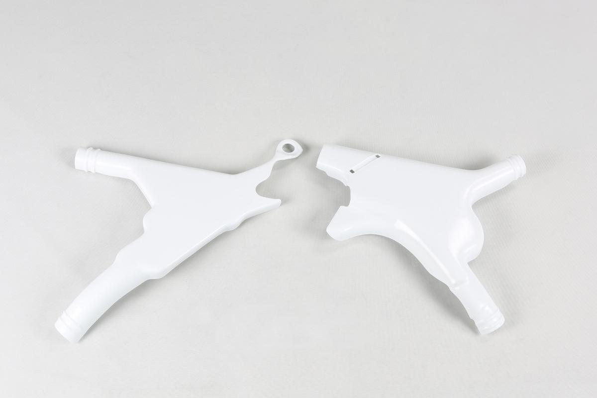 Rahmenschutz Rahmenprotektor frame guards passt an Honda Cr 125 95-97 250 wei