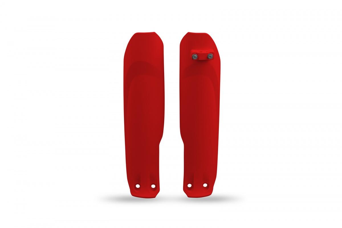 Gabelschutz Gabelprotektoren fork guards passt an Beta Rr 250 350 480 20-23 rot