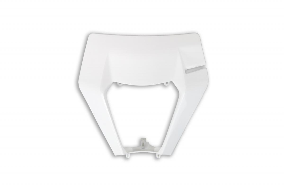 Lichtmaske Lampenmaske headlight passt an Ktm Exc 125 250 350 450 500 17-19 wei