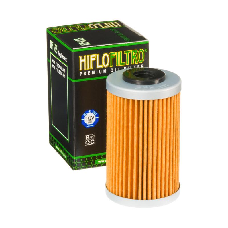 Hiflo HF655 lfilter oilfilter passt an Ktm Exc 450 12-16 passt an Husaberg Fe