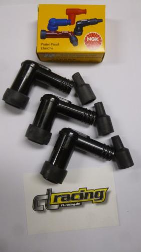 3x Ngk LB05F 8051 Zndkerzenstecker spark plug cover Mofa Roller Scooter Moped