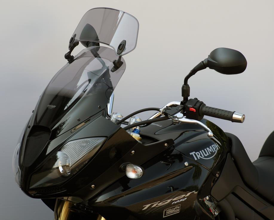 Windschild Windschutzscheibe windshield passt an Triumph Tiger 1050 Se 06-15 sw