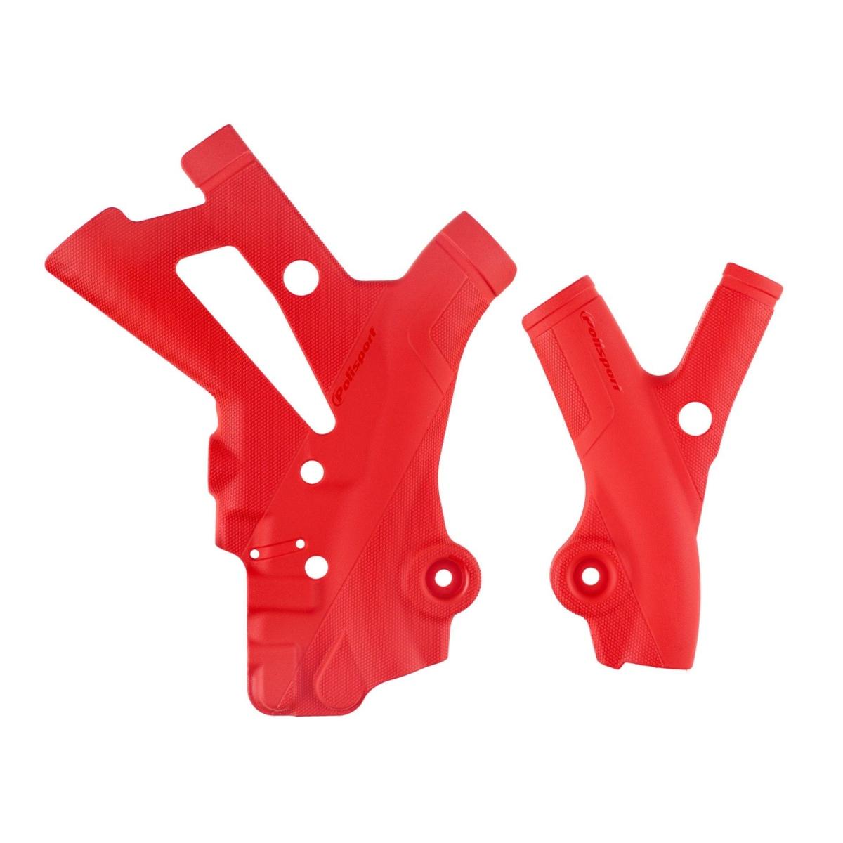 Rahmenschutz Rahmenprotektor frame passt an Beta Rr 350 390 400 430 450 13-19 rot