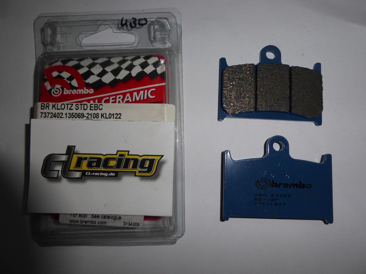 Bremsbelge vorne Bremsbelag brake pads passt an Suzuki Gsx R 400 90-97 750 1100