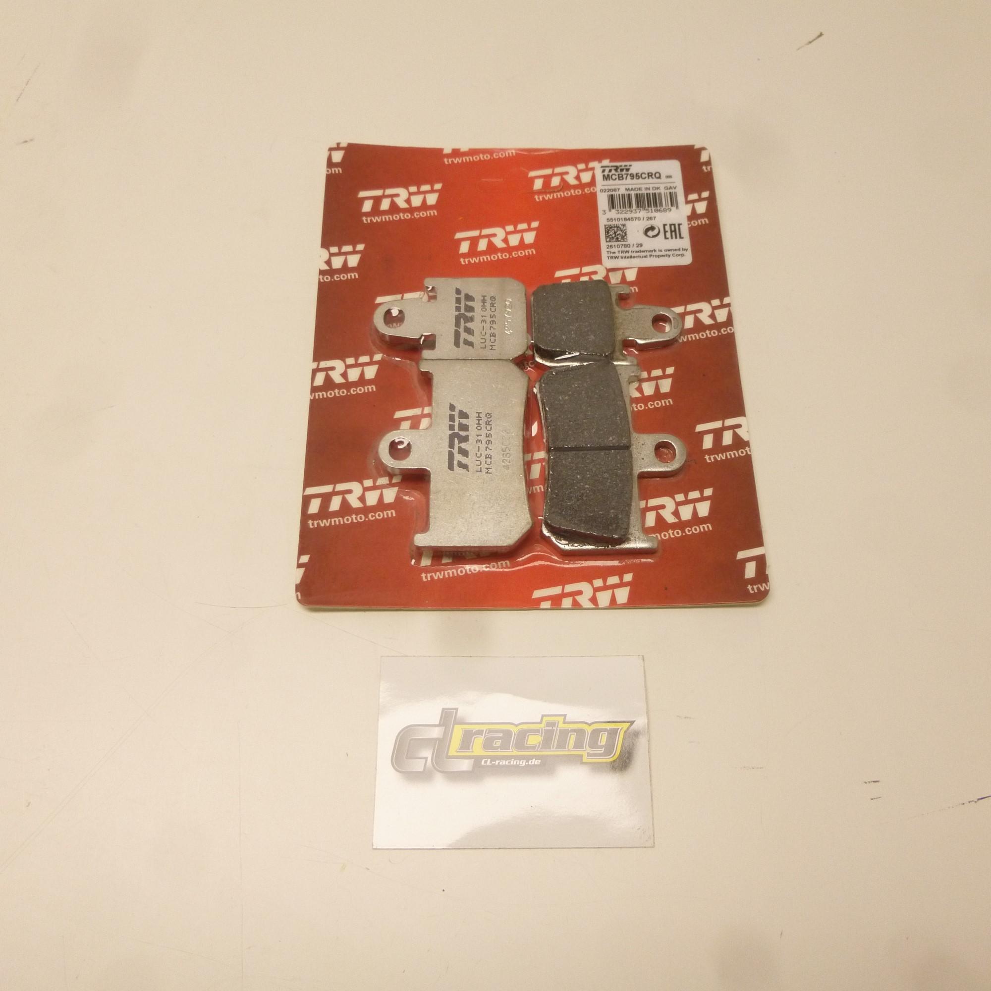 Bremsbelge Mcb 795 Crq vorne Bremsbelag brake pads passt an Yamaha Yzf-R1 Vmx