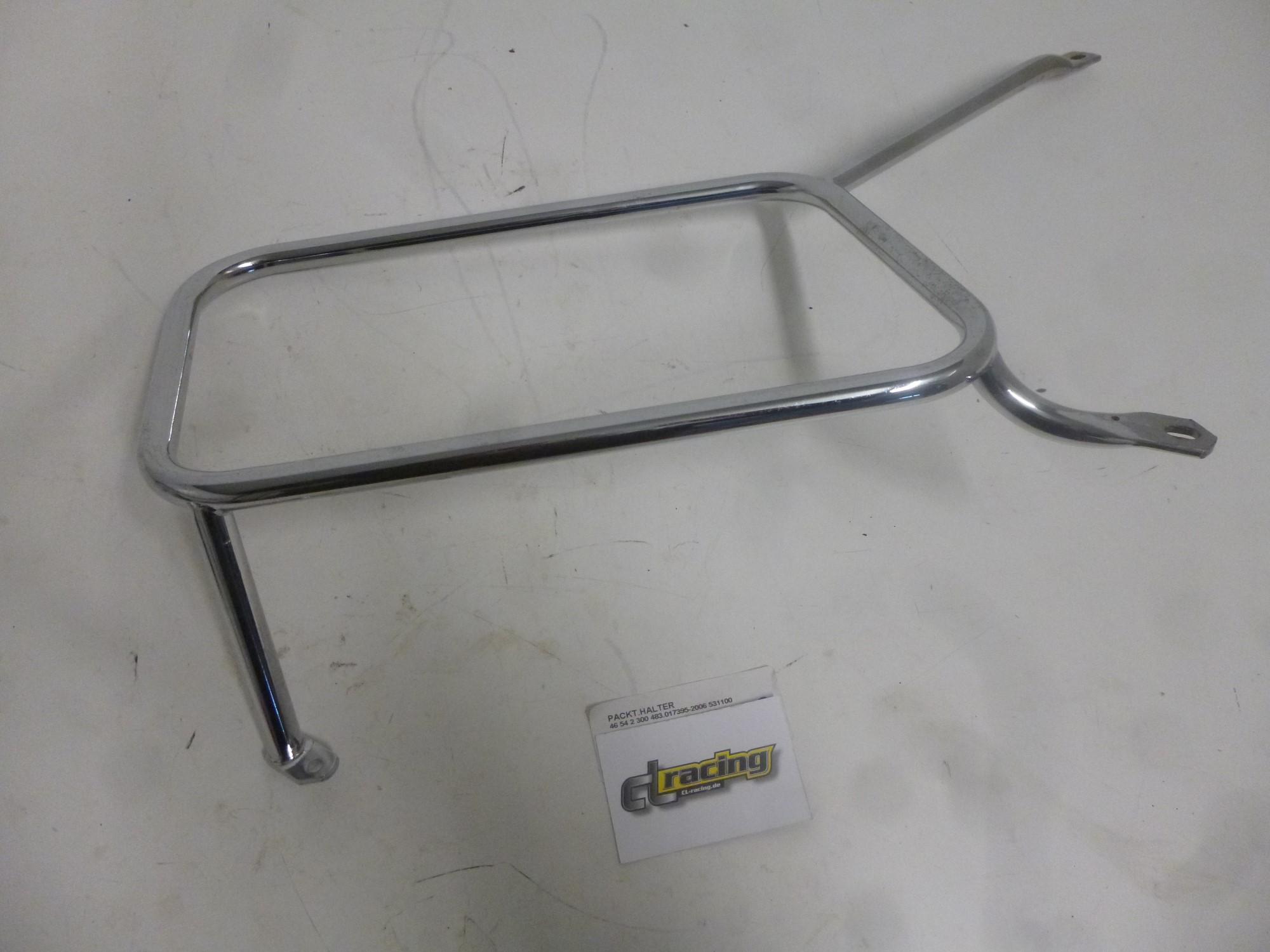 Gep�cktr�ger Kofferhalter links case holder passt an Bmw R 65 1985 R 80 Rt silb