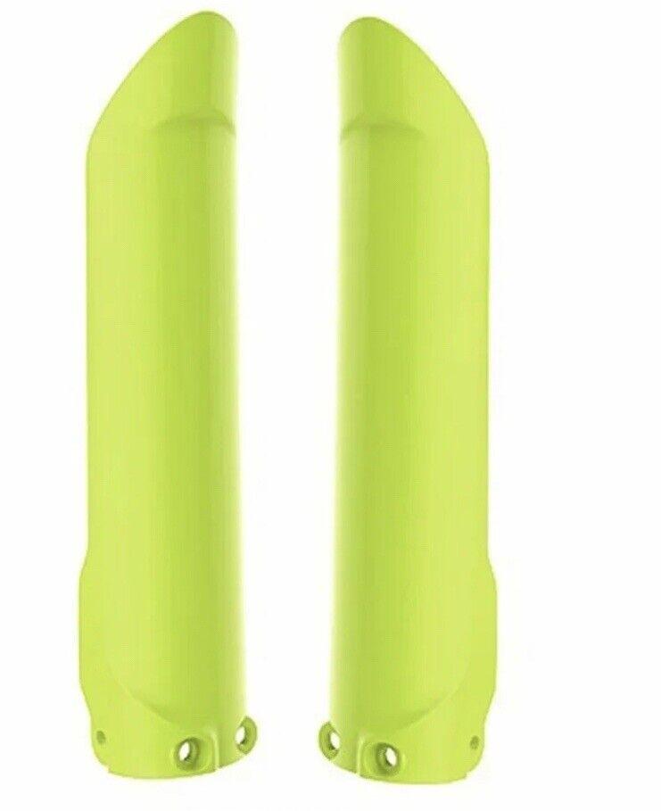 Gabelschutz Gabelprotektoren fork guards passt an Yamaha Yz 125 250 15-23 gelb