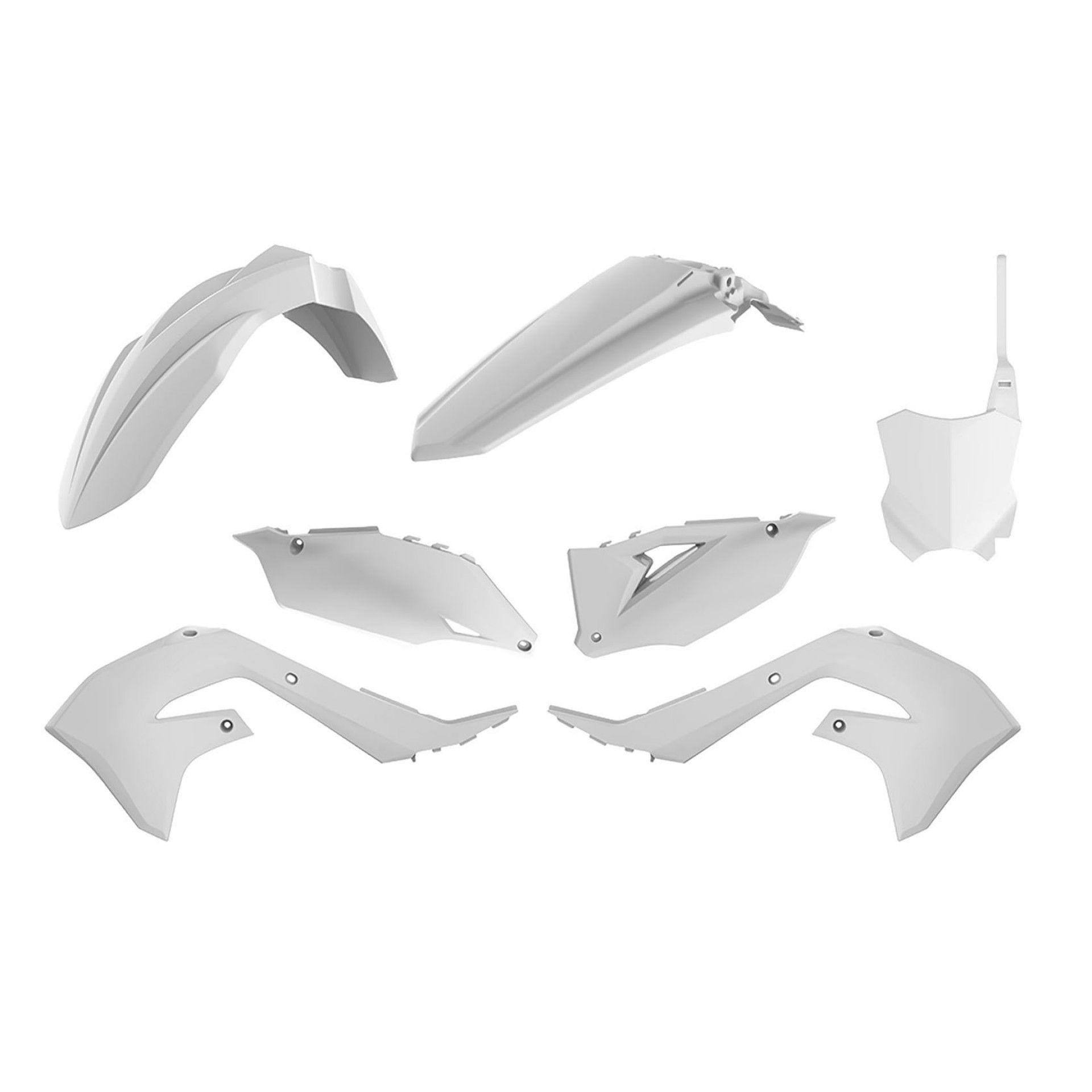 Verkleidungssatz Plastiksatz plastic kit passt Kawasaki Kxf 250 450 21-23 wei