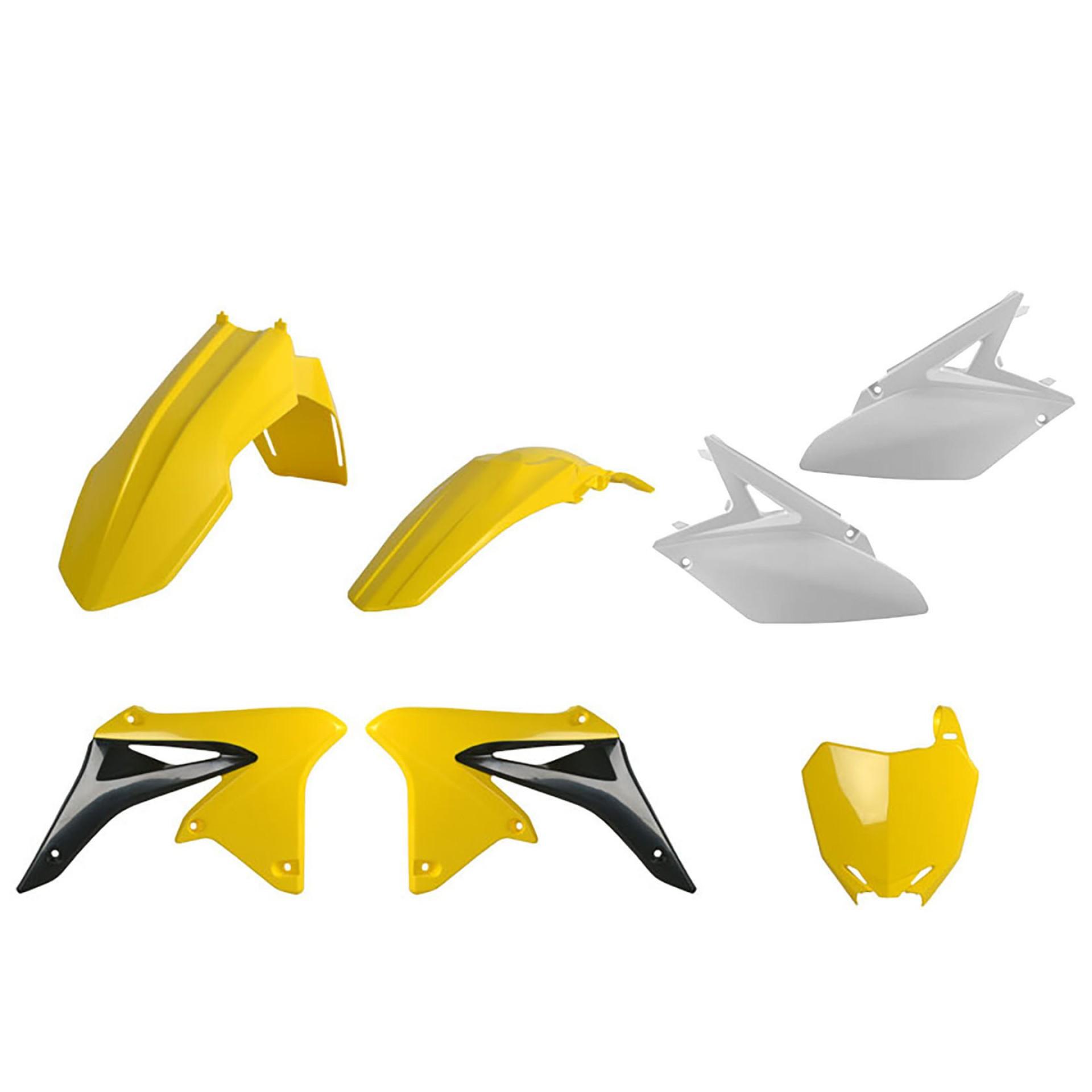 Verkleidungssatz Plastiksatz plastic kit passt an Suzuki Rmz Rm-z 250 10-18 gelb