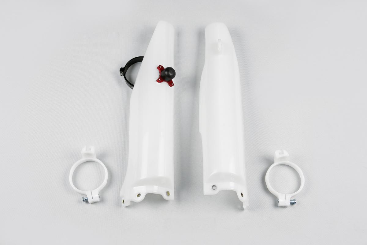 Gabelschutz Gabelprotektoren fork guards passt an Suzuki Rmz 250 04-06 wei