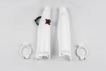 Gabelschutz Gabelprotektoren fork guards passt an Suzuki Rmz 250 04-06 wei