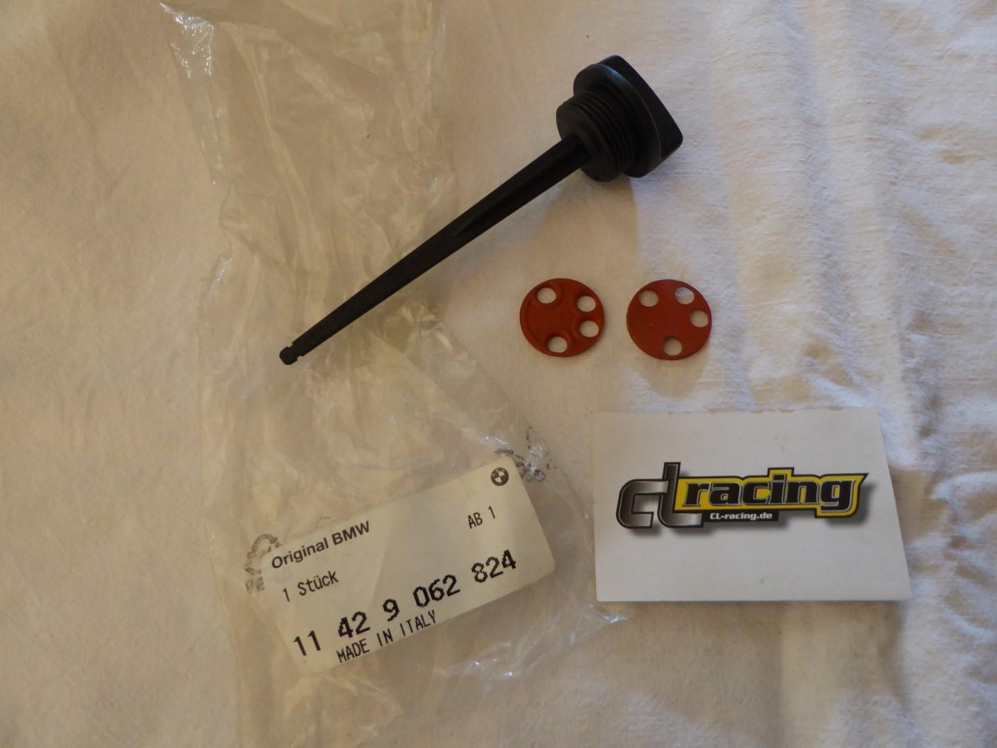 l-Messstab Kappe oil level dipstick cap passt an Bmw sw-rot