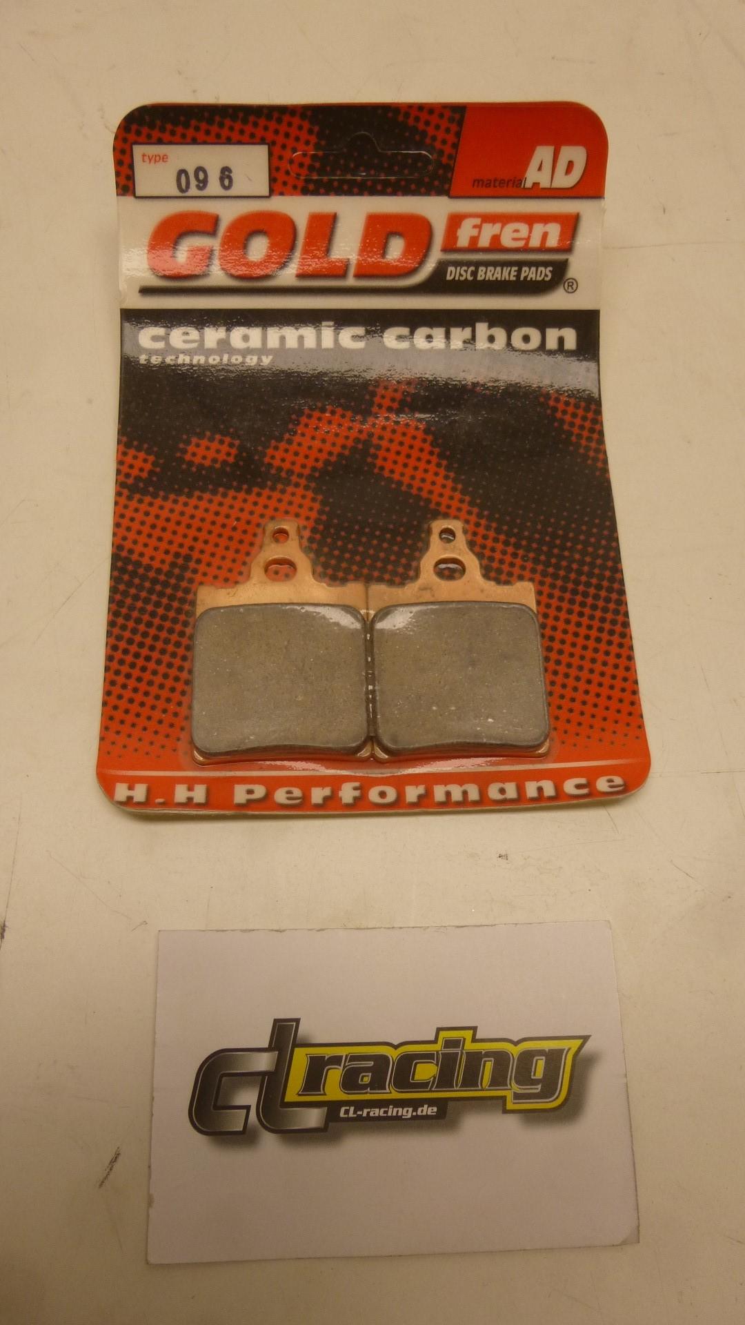 Bremsbelge hinten 096 AD brake pads passt an Ktm Sx 60 65 00-03 passt an Beta