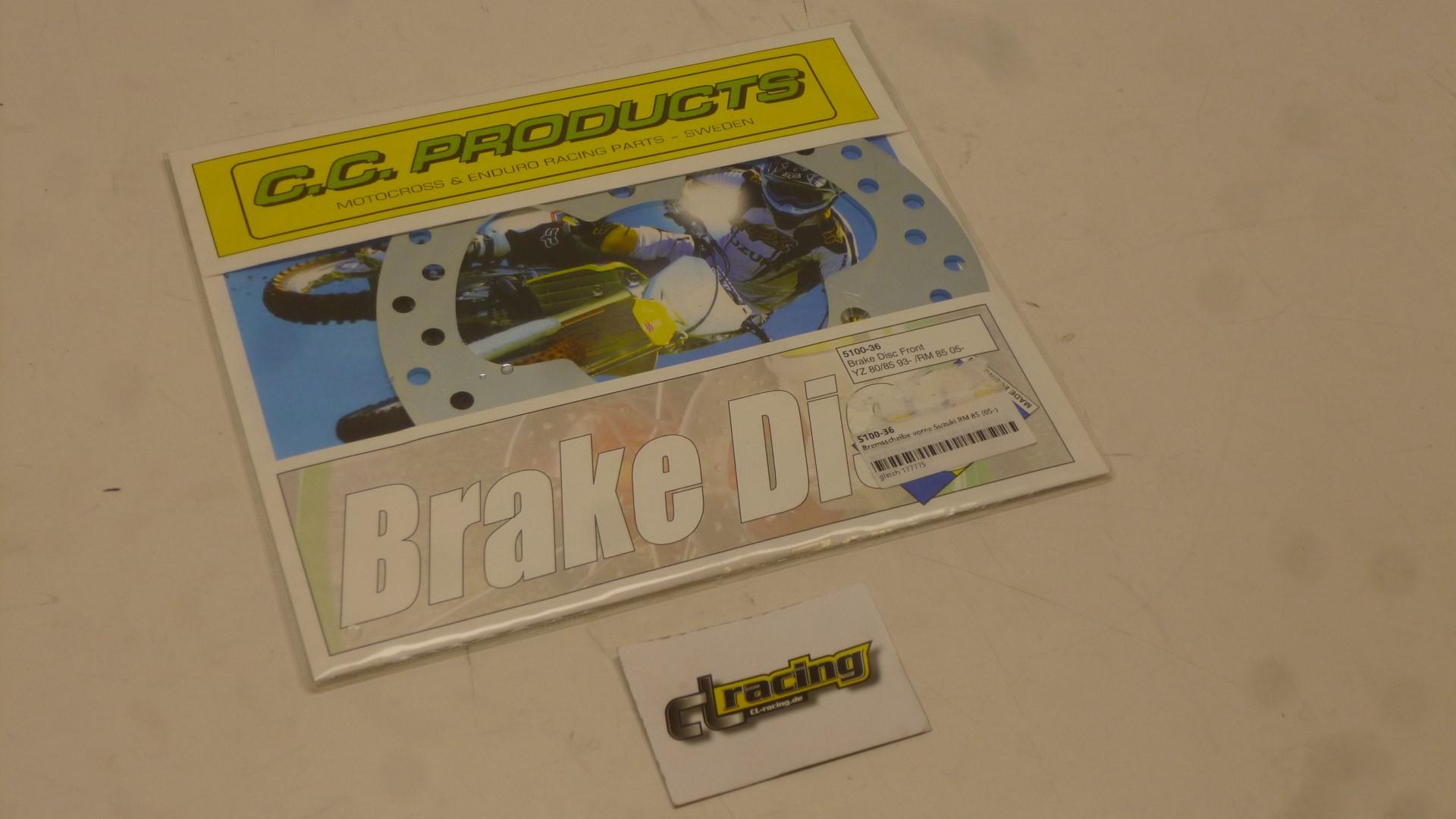 Bremsscheibe vorne brake disc passt an Suzuki Rm 85 2005  Yz 80 85 silb