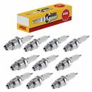10x Ngk B6HS Z�ndkerzen plug passt an Hercules passt an Kreidler passt an Yamaha