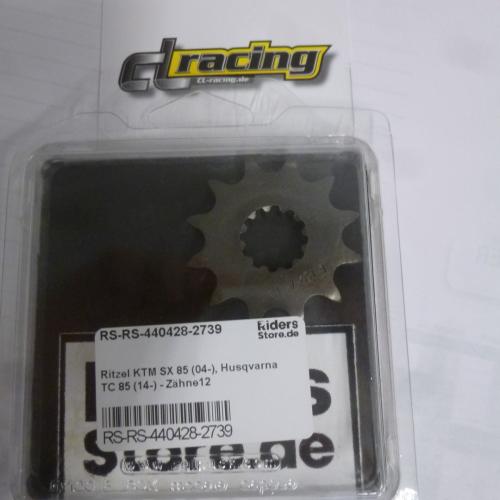 Ritzel 12 Zhne sprocket passt an Ktm Sx 85 2004 passt an Husqvarna Tc 85