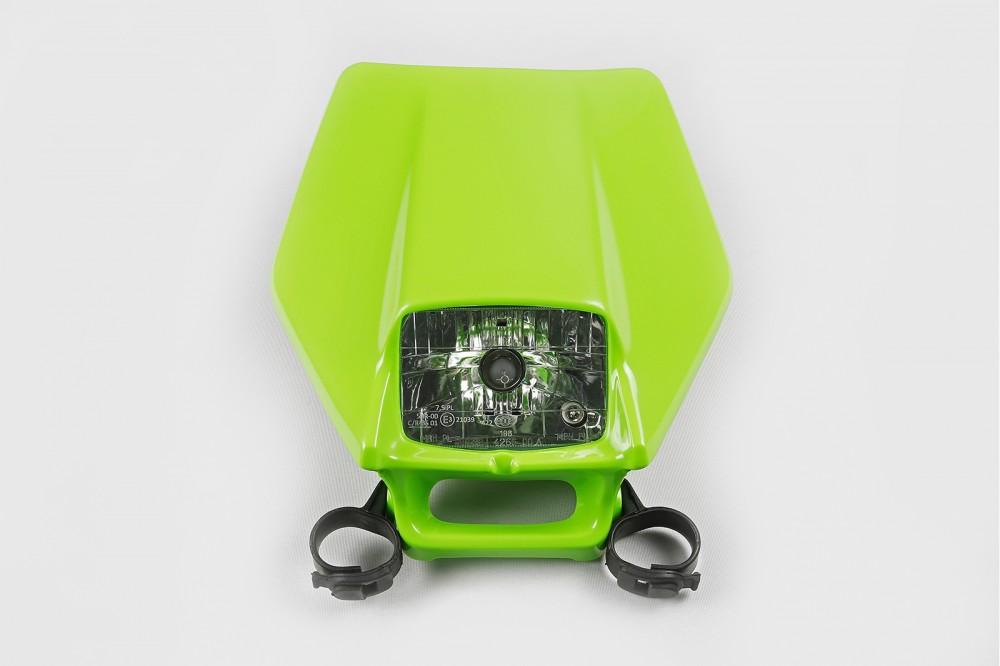 Lichtmaske Halogen Ghibli Lampenmaske headlight Enduro Sumo Motorrad fr Kawa gr