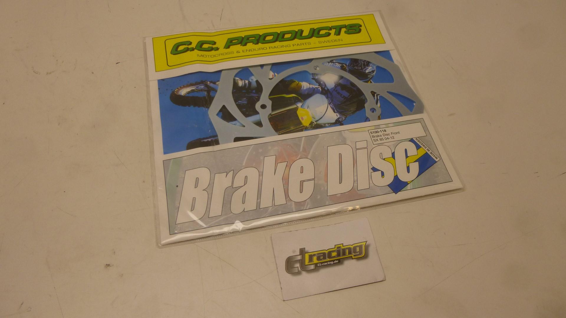 Bremsscheibe vorne Bremse front brake disc passt an Ktm Sx 85 04-12 silber