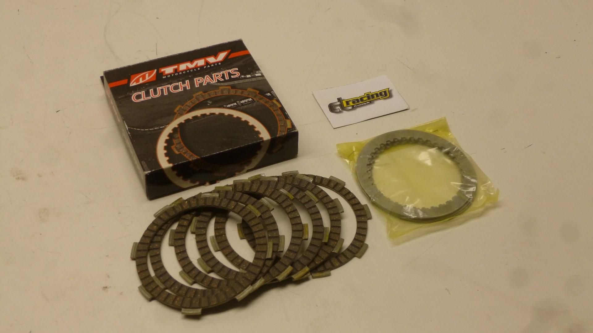 Kupplungsscheiben 6x Stahlscheiben 5x Lamellen clutch disc passt an Kawasaki Kx