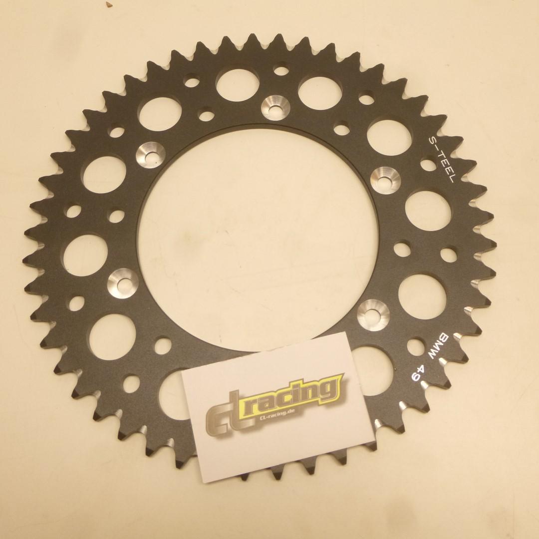 Kettenrad Jt-Sprockets 49 Zhne sprocket passt an Bmw G 450 X 08-11 schwarz