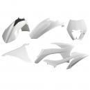 Verkleidungssatz Plastiksatz plastic kit passt an Ktm Exc-f 250 Exc 200 12-13 wei