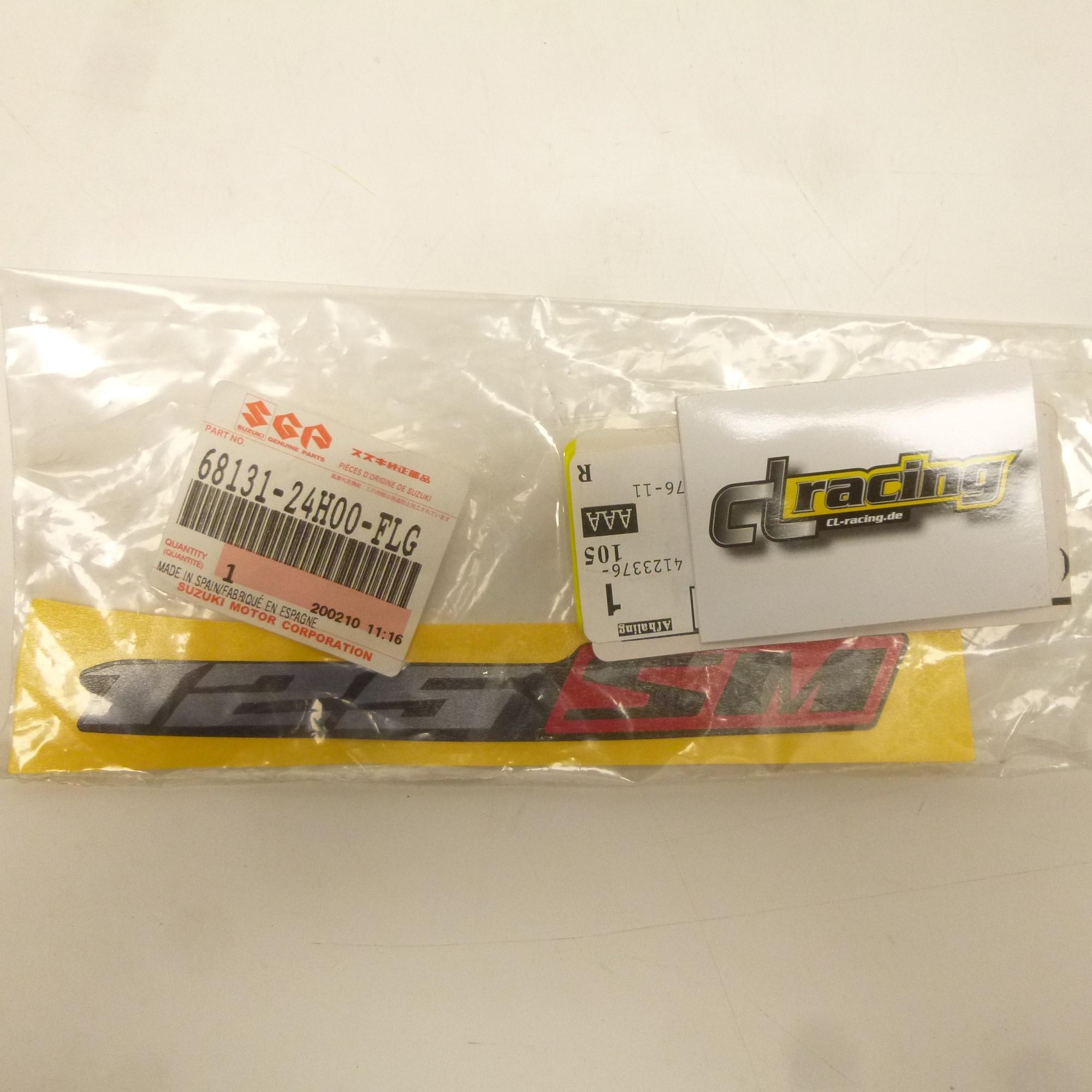 Dekor Aufkleber Sticker Emblem passt an Suzuki Dr 125 Sm 09-10 68131-24H00-FLG