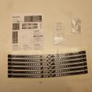 Felgenaufkleber Dekor sticker passt an Suzuki Sv 650 16-18 990D0-18K03-PAD