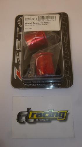 Abstandshalter wheel spacer passt an Kawasaki Kx 125 250 Kxf 250 450 2006 rot