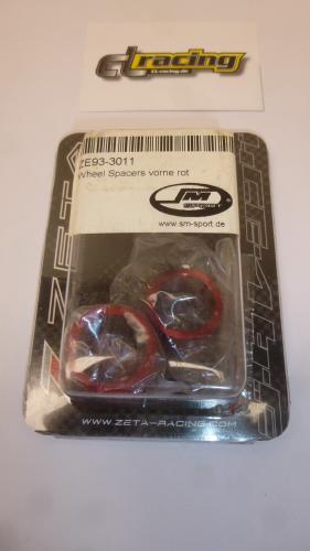 Distanzscheibe wheel spacers front passt an Kawasaki Kx 250 2019 Kxl 450 rot