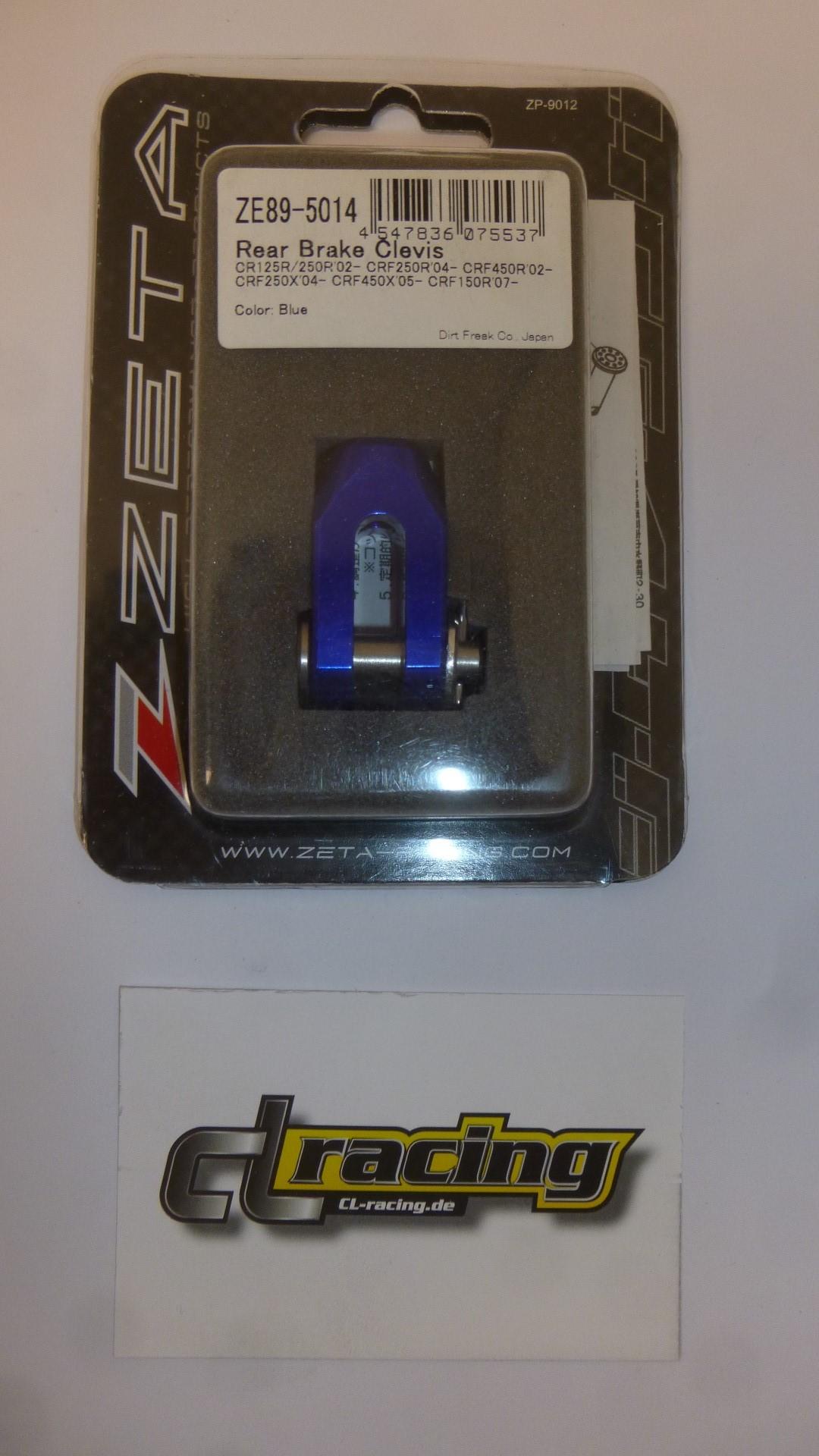 Bremszylinder rear brake passt an Honda Cr 125 250 R 2002 Crf 450 2002 blau