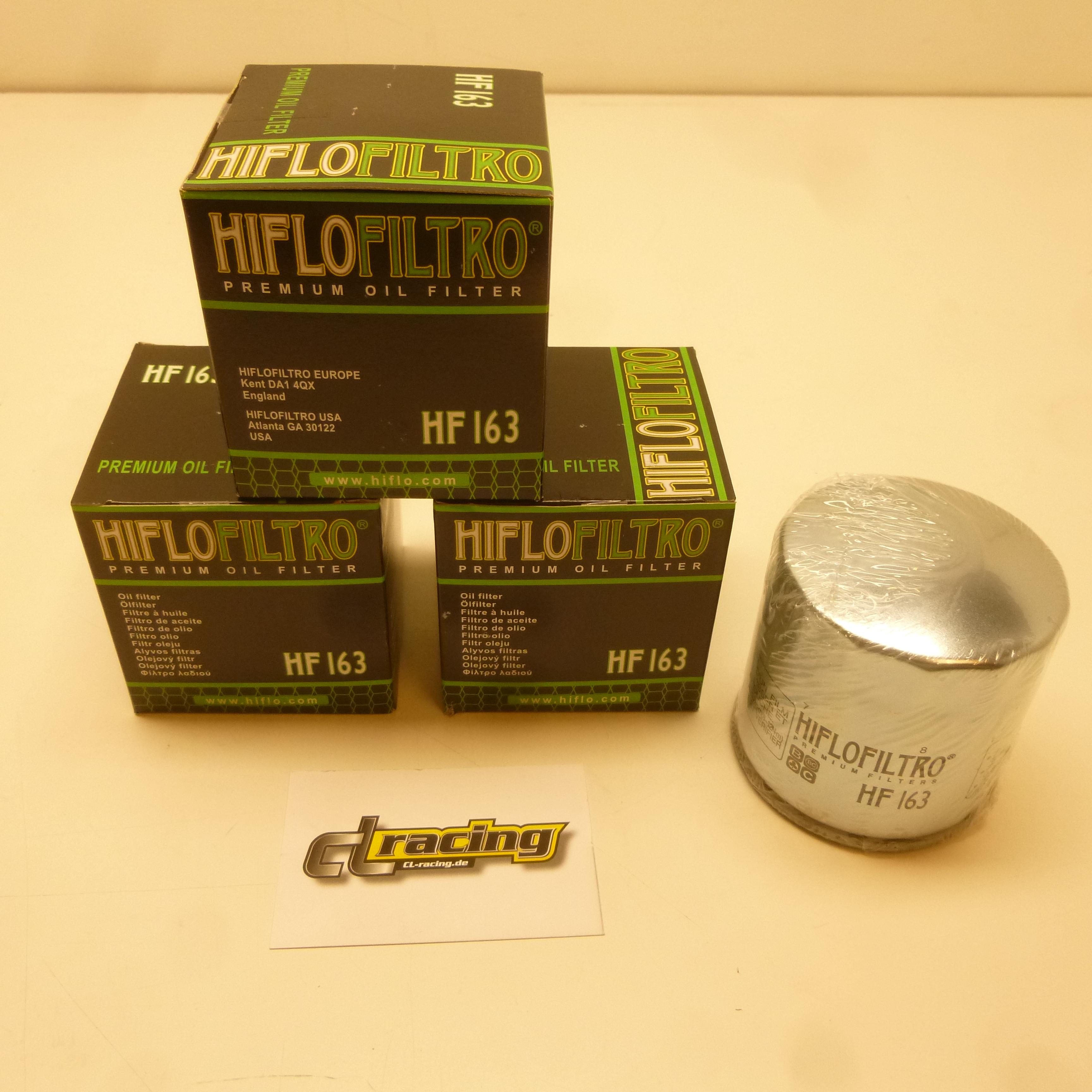 3x Hiflo HF163 lfilter oilfilter passt an Bmw K75 100 1100 Rs R1100 Gs Rt R1150 