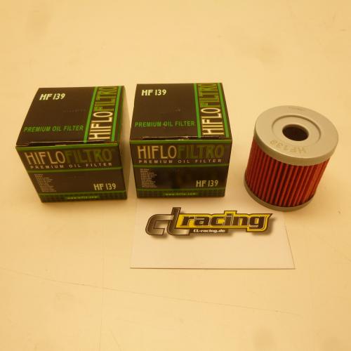 2x Hiflo HF139 lfilter oilfilter passt an Kawasaki Klx Kfx passt an Suzuki Drz